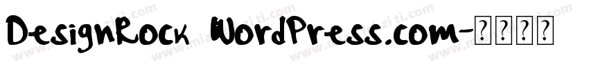 DesignRock  WordPress.com字体转换